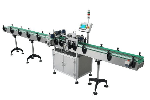 Etiquetadora industrial automática Labintech con cabezales intercambiables